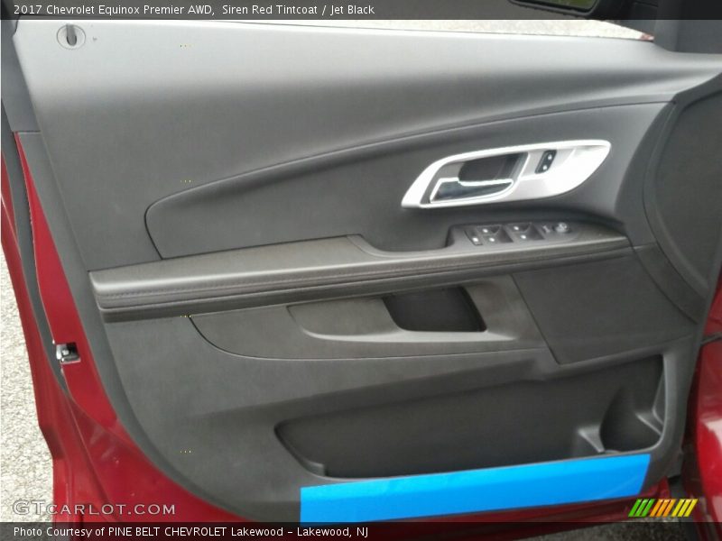 Siren Red Tintcoat / Jet Black 2017 Chevrolet Equinox Premier AWD