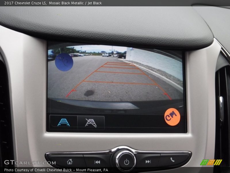 Mosaic Black Metallic / Jet Black 2017 Chevrolet Cruze LS