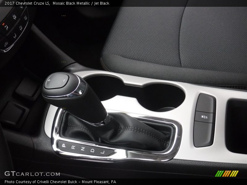 Mosaic Black Metallic / Jet Black 2017 Chevrolet Cruze LS