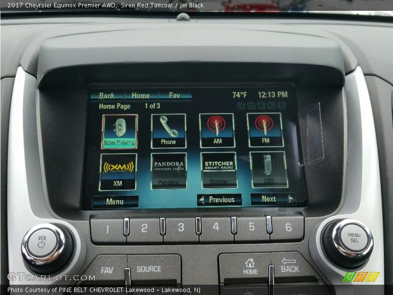 Siren Red Tintcoat / Jet Black 2017 Chevrolet Equinox Premier AWD