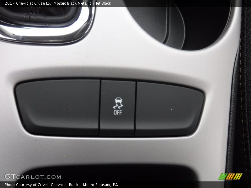 Mosaic Black Metallic / Jet Black 2017 Chevrolet Cruze LS