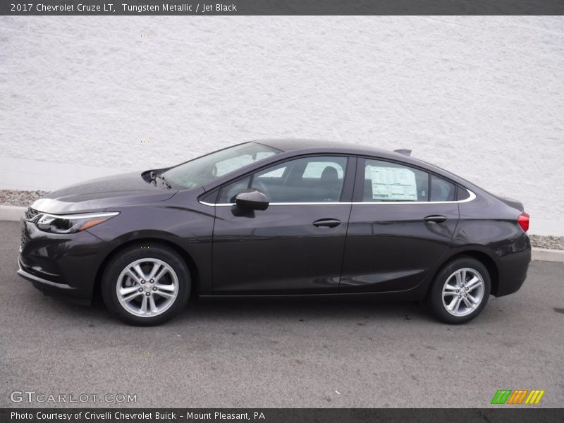 Tungsten Metallic / Jet Black 2017 Chevrolet Cruze LT