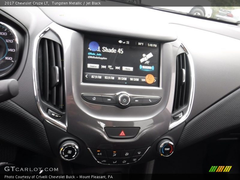 Tungsten Metallic / Jet Black 2017 Chevrolet Cruze LT