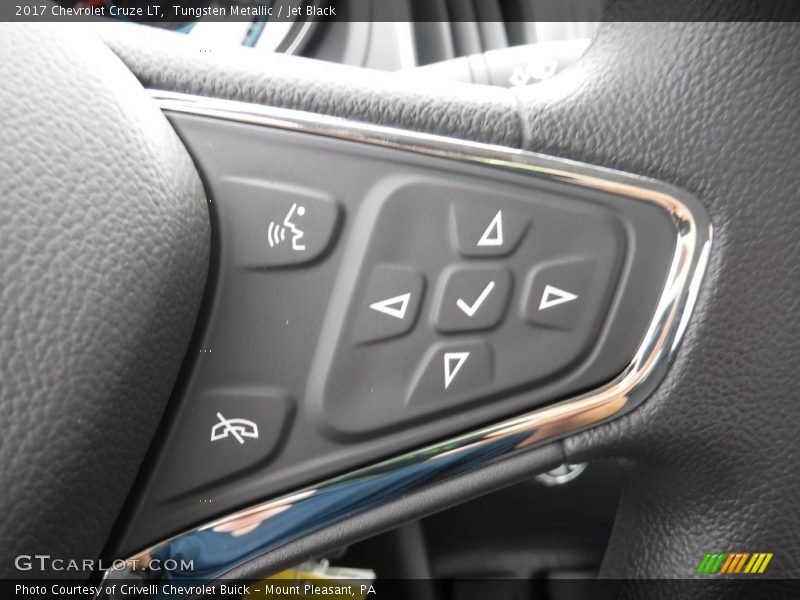 Tungsten Metallic / Jet Black 2017 Chevrolet Cruze LT