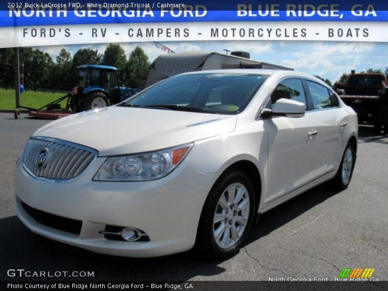White Diamond Tricoat / Cashmere 2012 Buick LaCrosse FWD