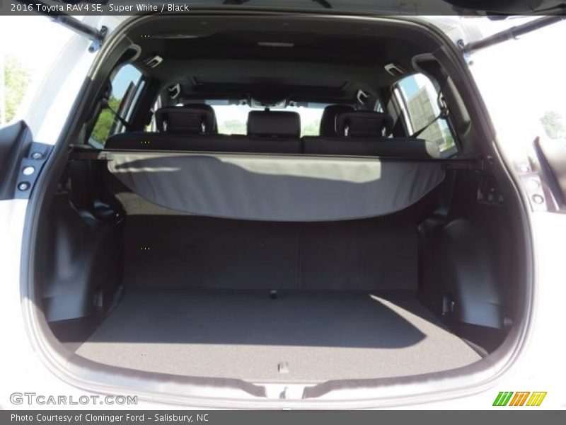Super White / Black 2016 Toyota RAV4 SE