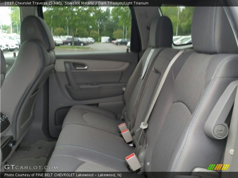 Silver Ice Metallic / Dark Titanium/Light Titanium 2017 Chevrolet Traverse LS AWD