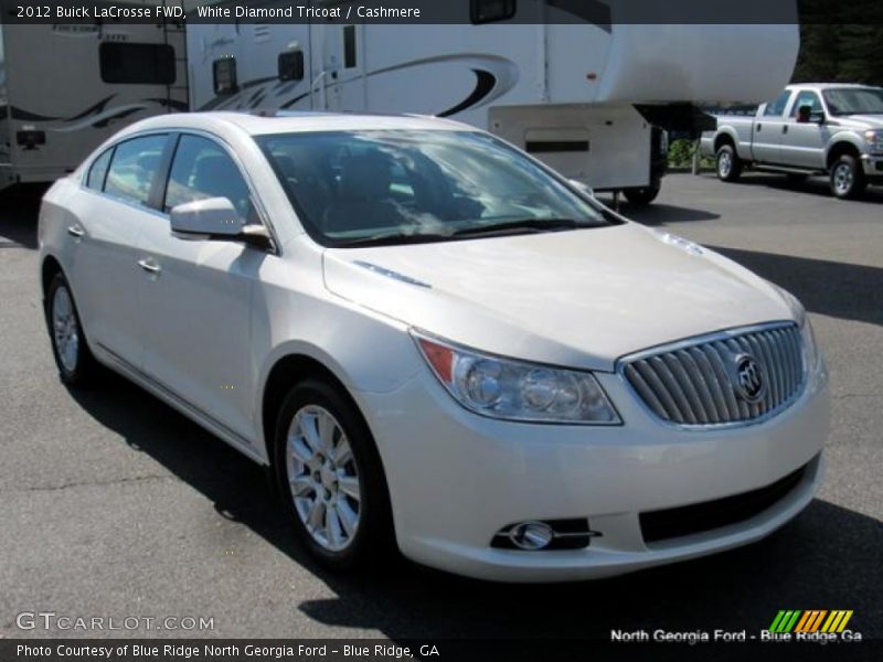 White Diamond Tricoat / Cashmere 2012 Buick LaCrosse FWD