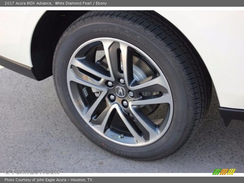White Diamond Pearl / Ebony 2017 Acura MDX Advance