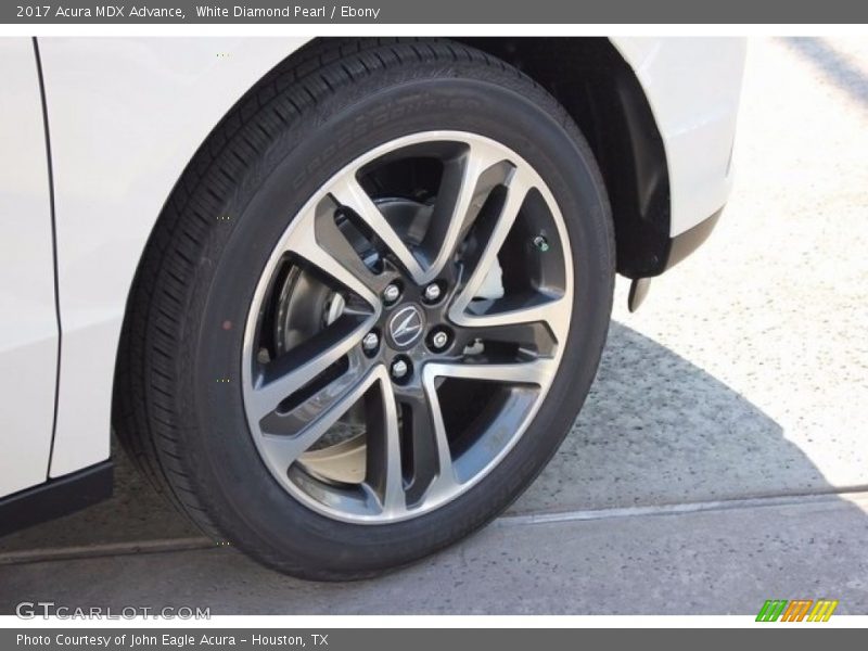White Diamond Pearl / Ebony 2017 Acura MDX Advance