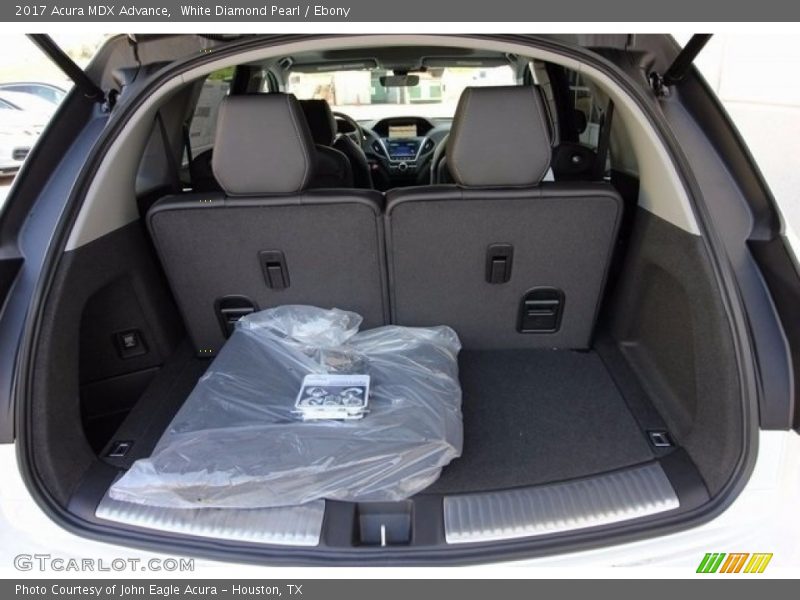 White Diamond Pearl / Ebony 2017 Acura MDX Advance