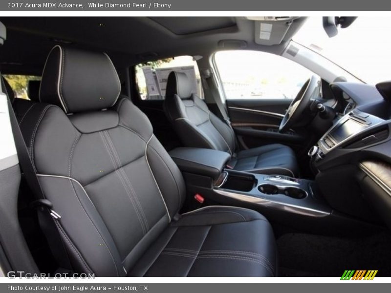 White Diamond Pearl / Ebony 2017 Acura MDX Advance