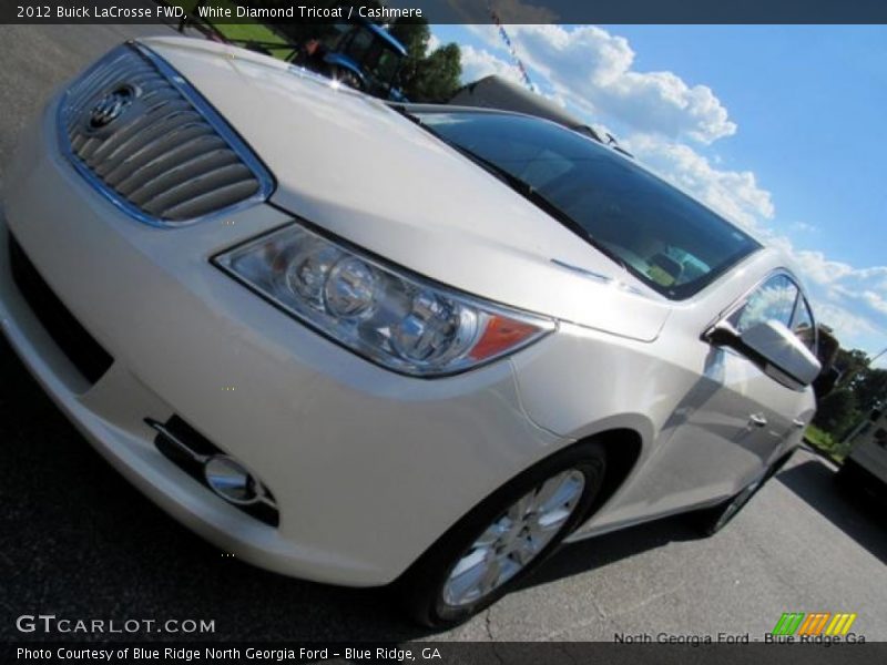 White Diamond Tricoat / Cashmere 2012 Buick LaCrosse FWD