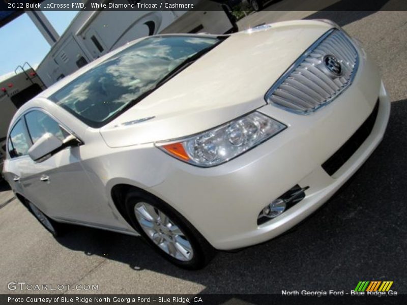 White Diamond Tricoat / Cashmere 2012 Buick LaCrosse FWD