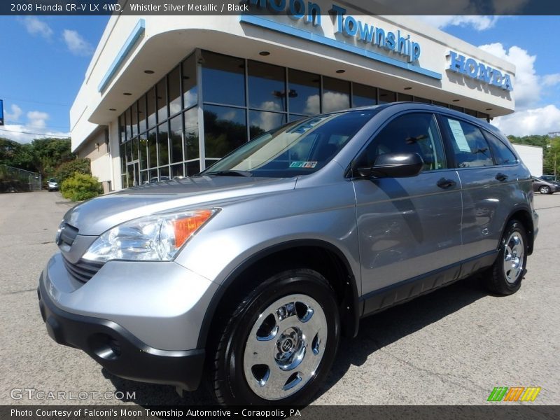 Whistler Silver Metallic / Black 2008 Honda CR-V LX 4WD