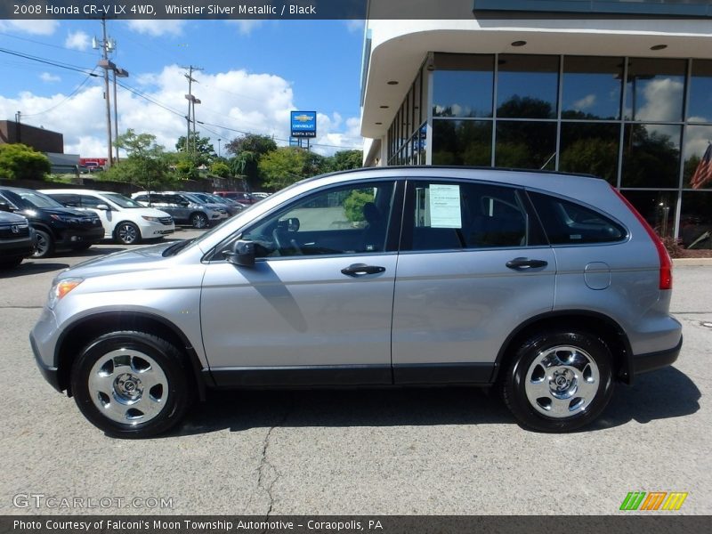 Whistler Silver Metallic / Black 2008 Honda CR-V LX 4WD