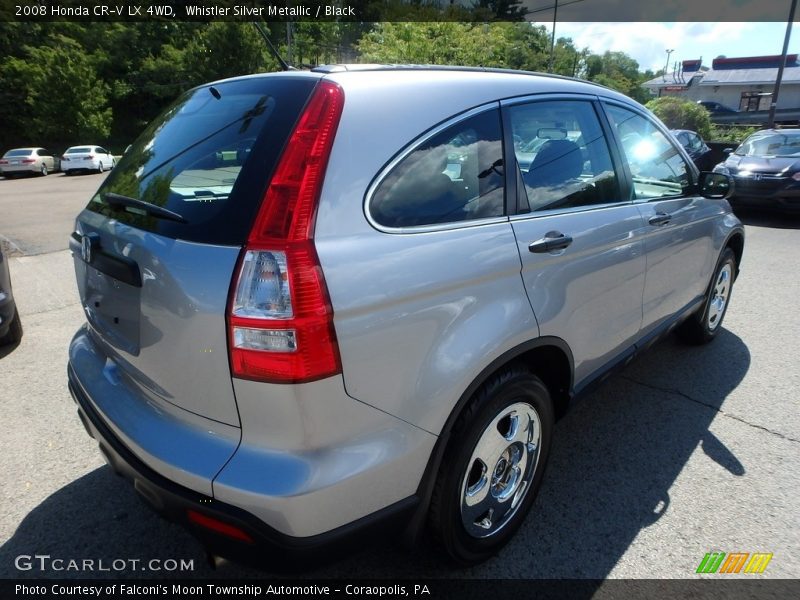 Whistler Silver Metallic / Black 2008 Honda CR-V LX 4WD