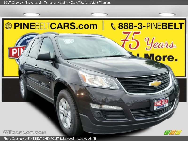 Tungsten Metallic / Dark Titanium/Light Titanium 2017 Chevrolet Traverse LS