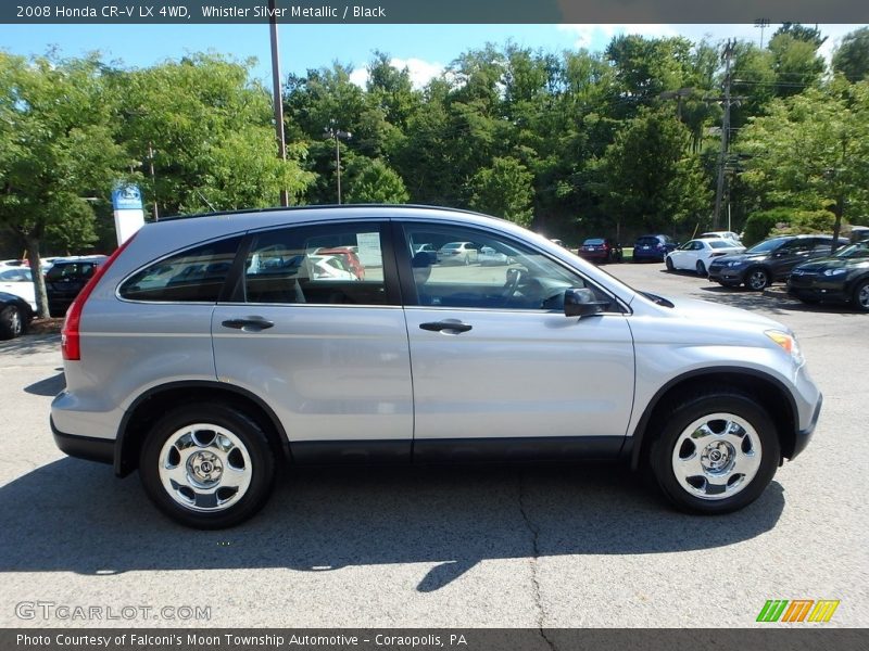 Whistler Silver Metallic / Black 2008 Honda CR-V LX 4WD