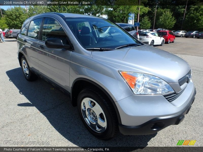 Whistler Silver Metallic / Black 2008 Honda CR-V LX 4WD