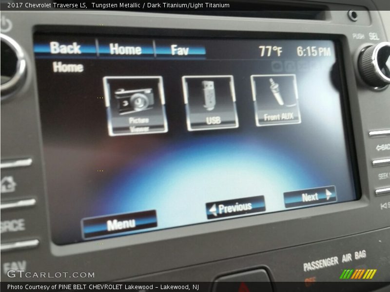 Tungsten Metallic / Dark Titanium/Light Titanium 2017 Chevrolet Traverse LS