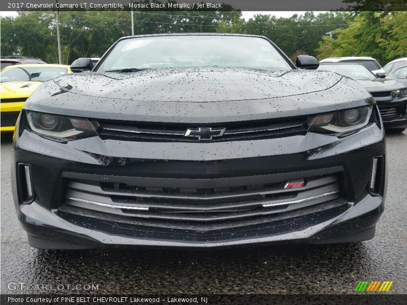 Mosaic Black Metallic / Jet Black 2017 Chevrolet Camaro LT Convertible