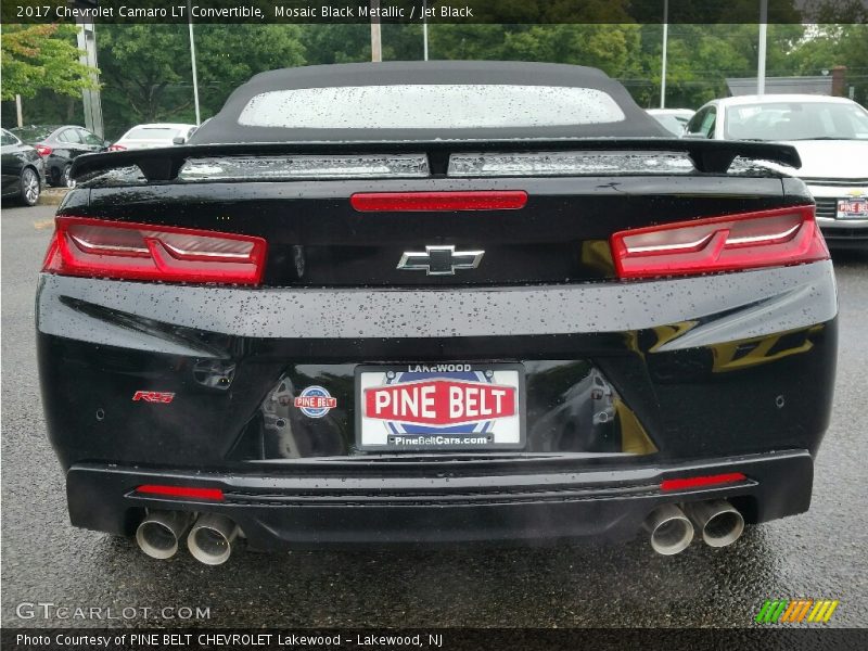 Mosaic Black Metallic / Jet Black 2017 Chevrolet Camaro LT Convertible