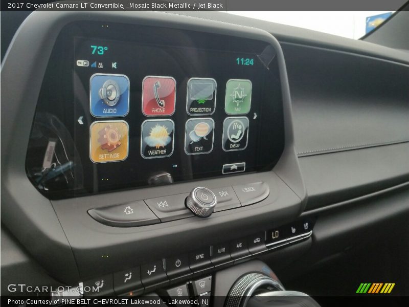 Mosaic Black Metallic / Jet Black 2017 Chevrolet Camaro LT Convertible