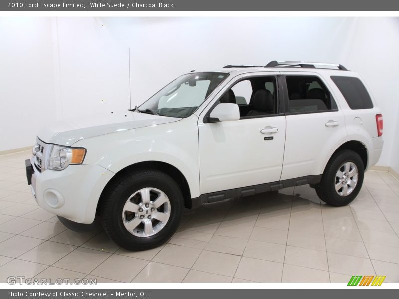 White Suede / Charcoal Black 2010 Ford Escape Limited