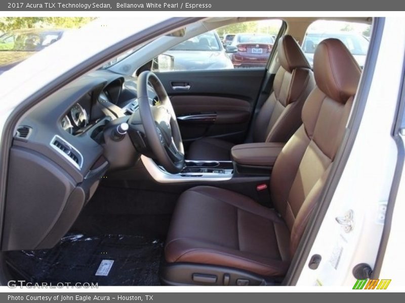  2017 TLX Technology Sedan Espresso Interior