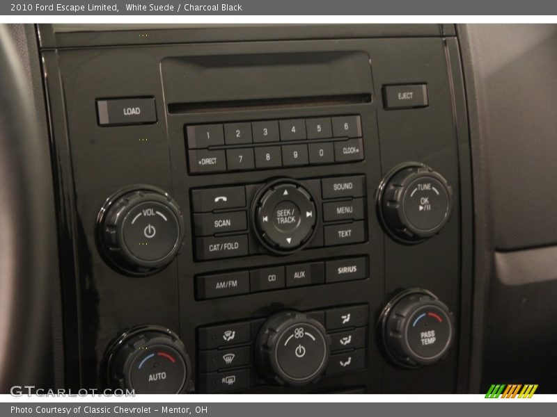 White Suede / Charcoal Black 2010 Ford Escape Limited