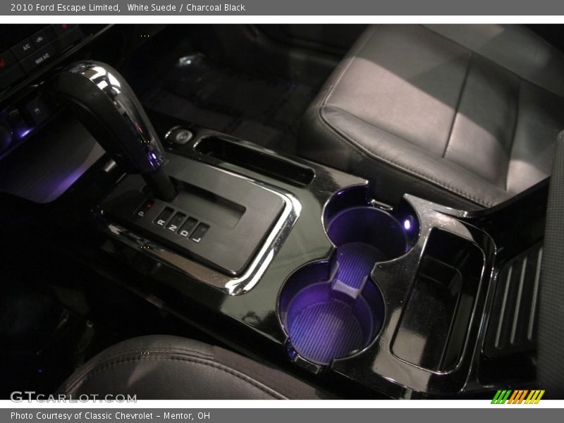 White Suede / Charcoal Black 2010 Ford Escape Limited