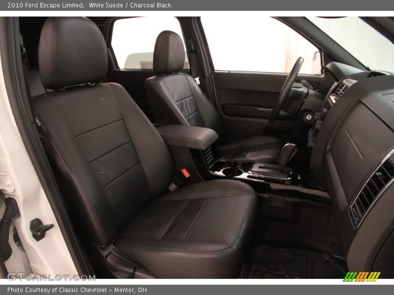 White Suede / Charcoal Black 2010 Ford Escape Limited