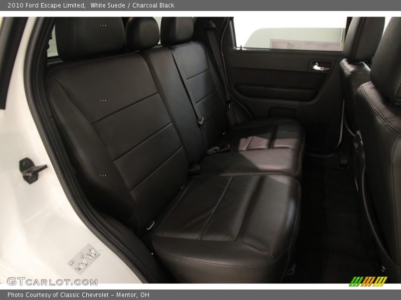 White Suede / Charcoal Black 2010 Ford Escape Limited
