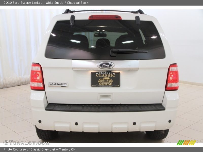 White Suede / Charcoal Black 2010 Ford Escape Limited