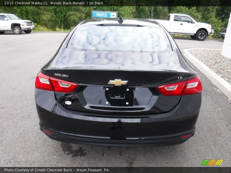 Mosaic Black Metallic / Jet Black 2016 Chevrolet Malibu LS