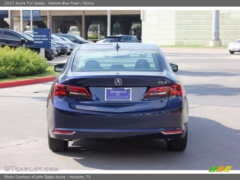 Fathom Blue Pearl / Ebony 2017 Acura TLX Sedan
