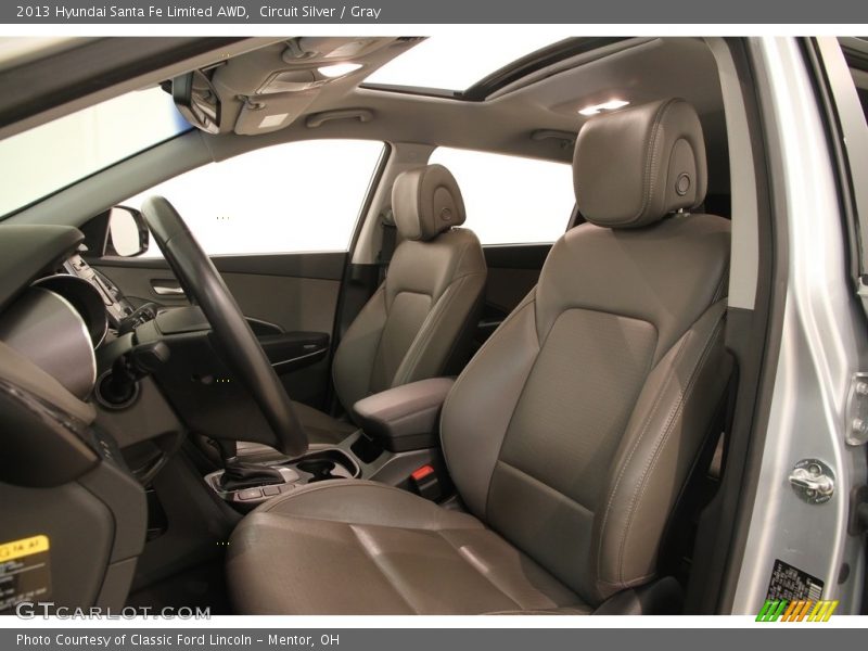 Circuit Silver / Gray 2013 Hyundai Santa Fe Limited AWD