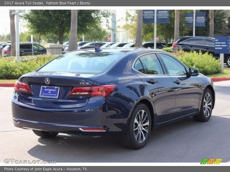 Fathom Blue Pearl / Ebony 2017 Acura TLX Sedan