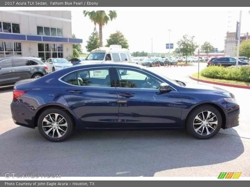 Fathom Blue Pearl / Ebony 2017 Acura TLX Sedan