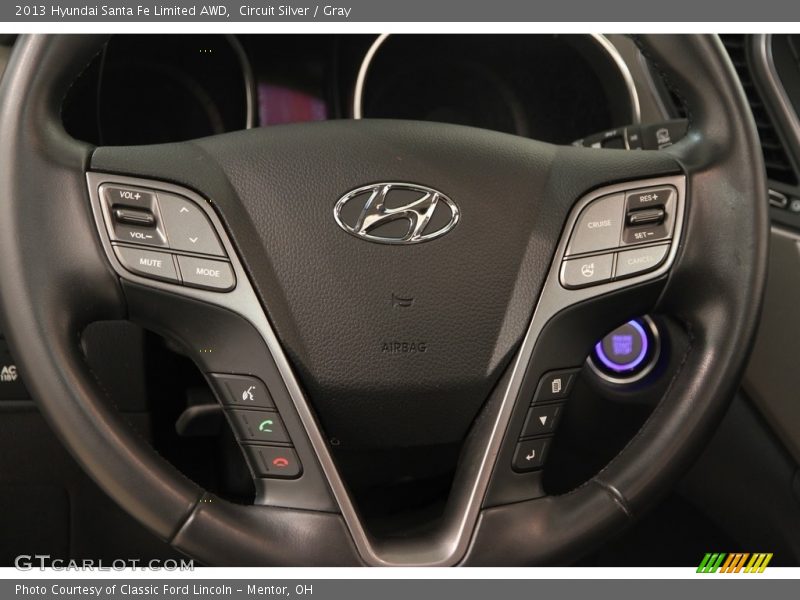 Circuit Silver / Gray 2013 Hyundai Santa Fe Limited AWD