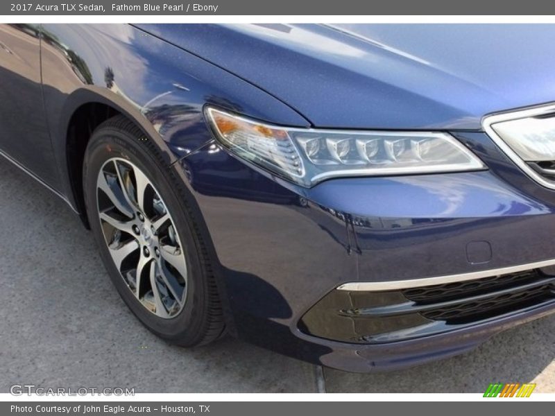 Fathom Blue Pearl / Ebony 2017 Acura TLX Sedan
