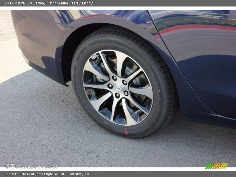 Fathom Blue Pearl / Ebony 2017 Acura TLX Sedan