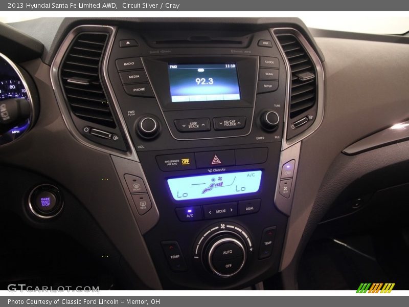 Circuit Silver / Gray 2013 Hyundai Santa Fe Limited AWD