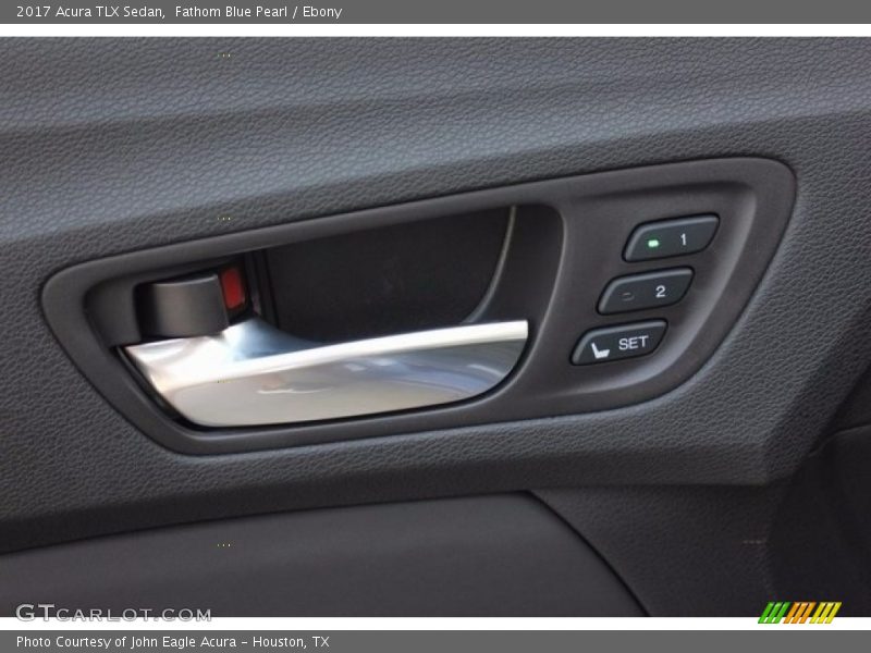 Fathom Blue Pearl / Ebony 2017 Acura TLX Sedan