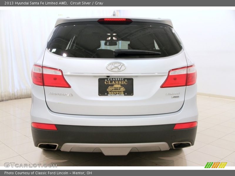 Circuit Silver / Gray 2013 Hyundai Santa Fe Limited AWD
