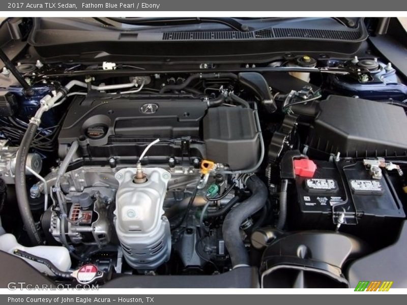 Fathom Blue Pearl / Ebony 2017 Acura TLX Sedan