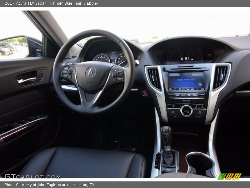 Fathom Blue Pearl / Ebony 2017 Acura TLX Sedan