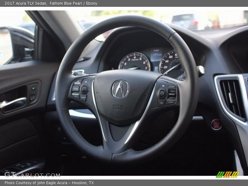 Fathom Blue Pearl / Ebony 2017 Acura TLX Sedan