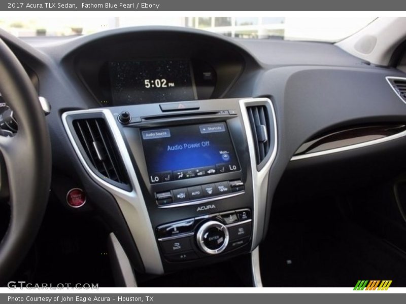 Fathom Blue Pearl / Ebony 2017 Acura TLX Sedan